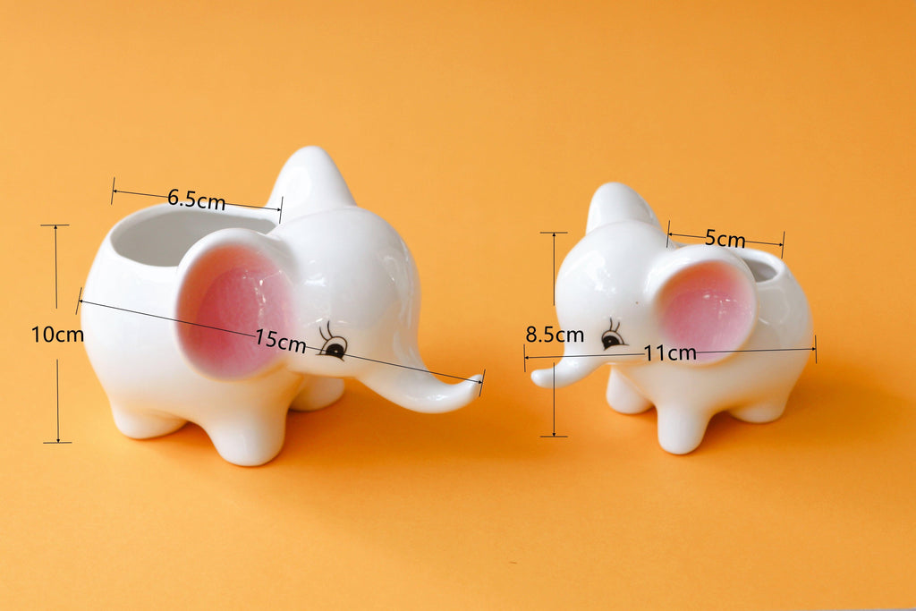 Ceramic Elephant Plant Pot