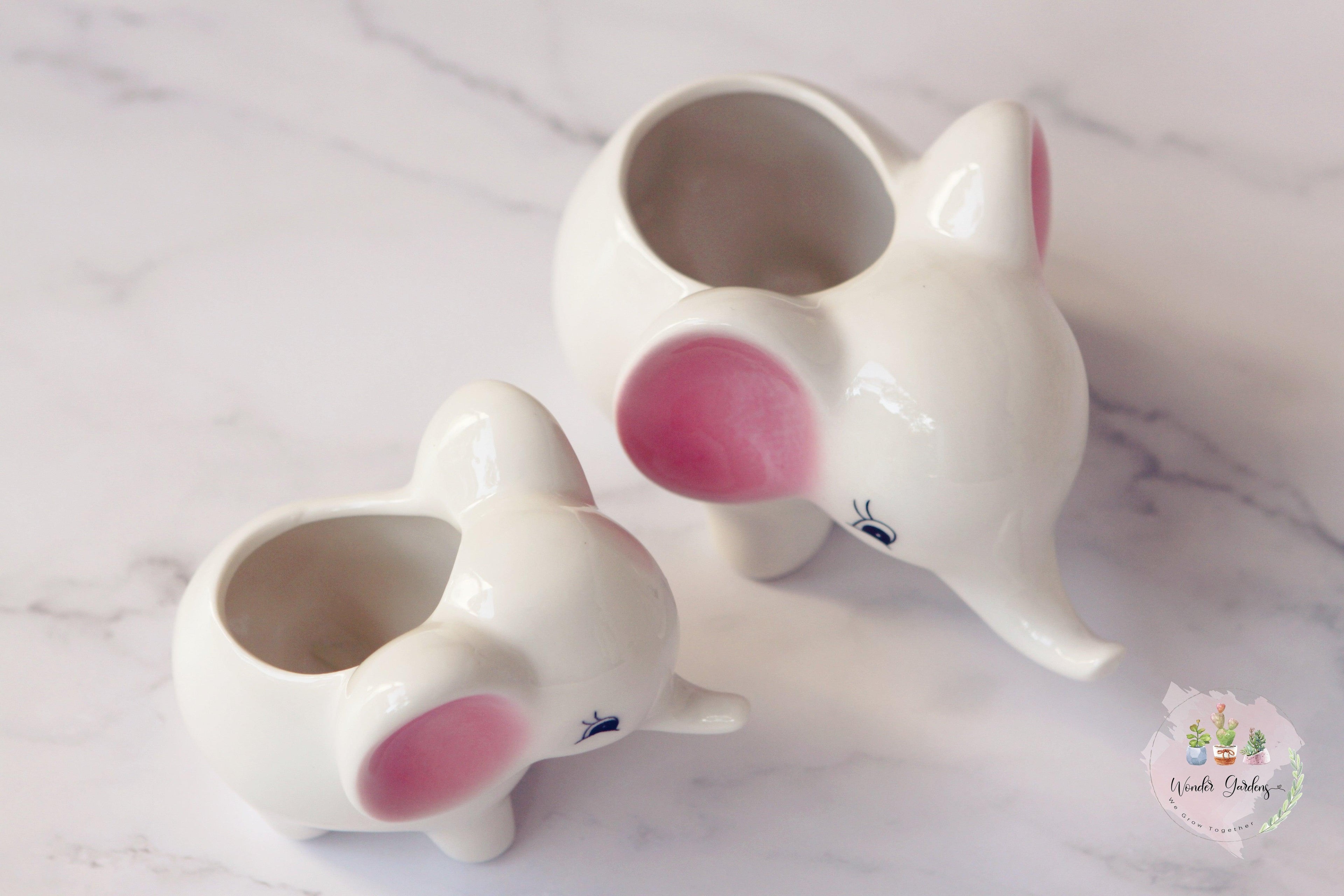 Ceramic Elephant Plant Pot